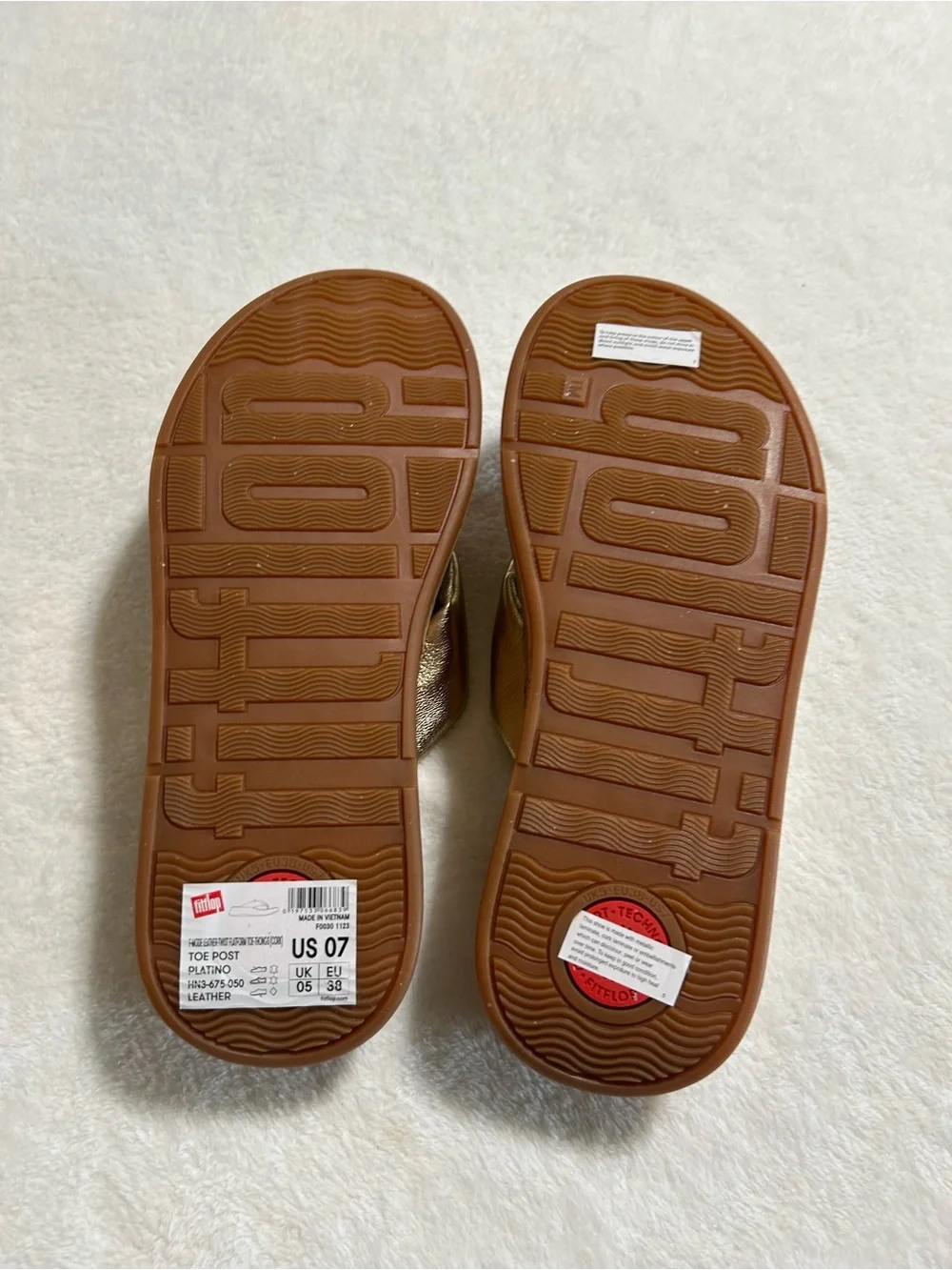 Fitflop platino gold